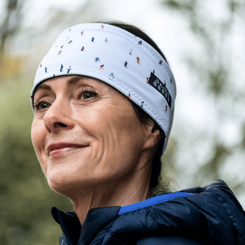 Crowded Slopes | Alpine Fleece-Lined Headband - Image 2