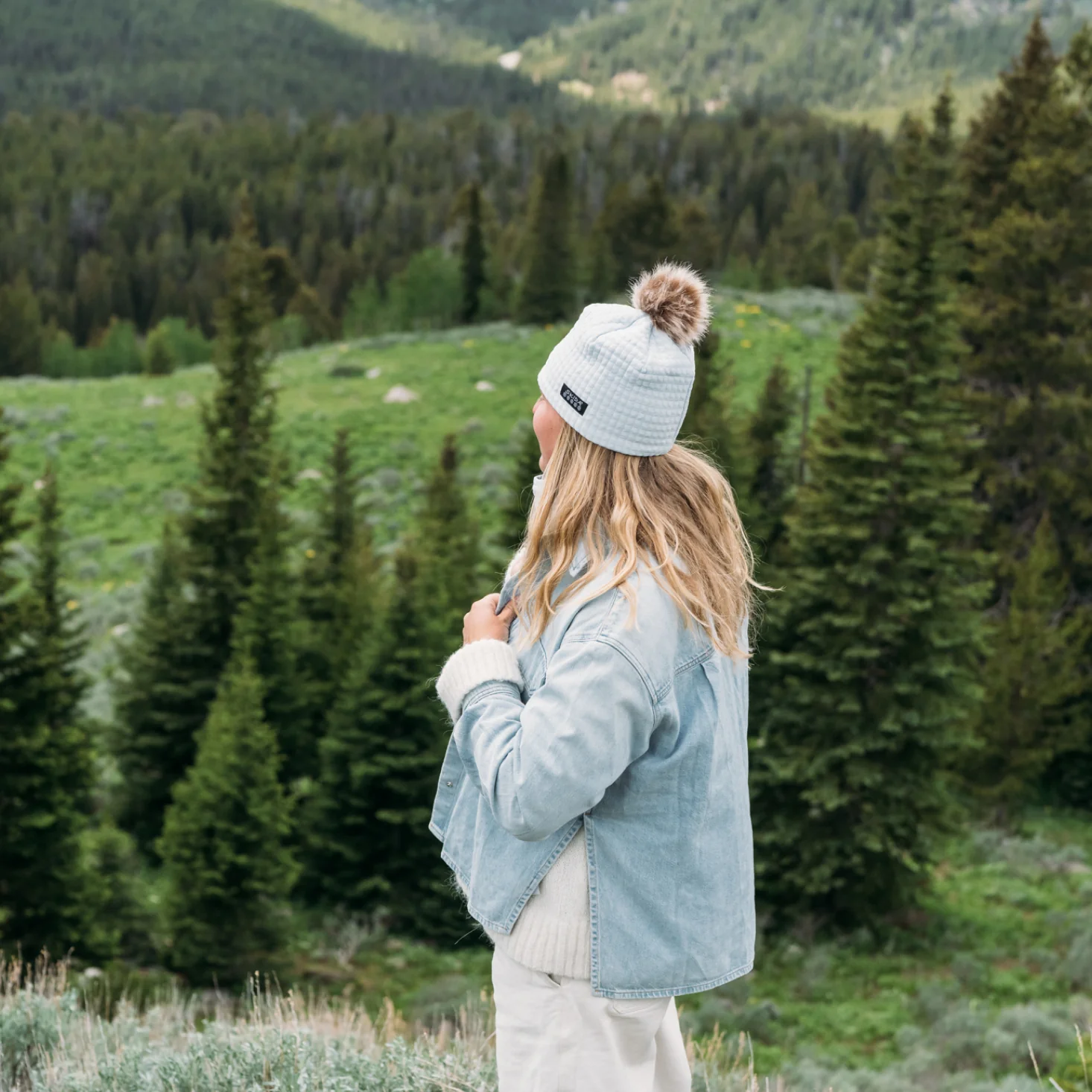 Delphine | Chateau Fleece-Lined Pom Hat - Image 4
