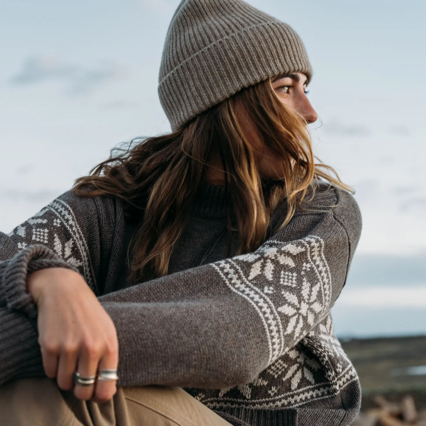 Maple Sugar | Fairlee Fair Isle Cashmere Sweater - Image 3
