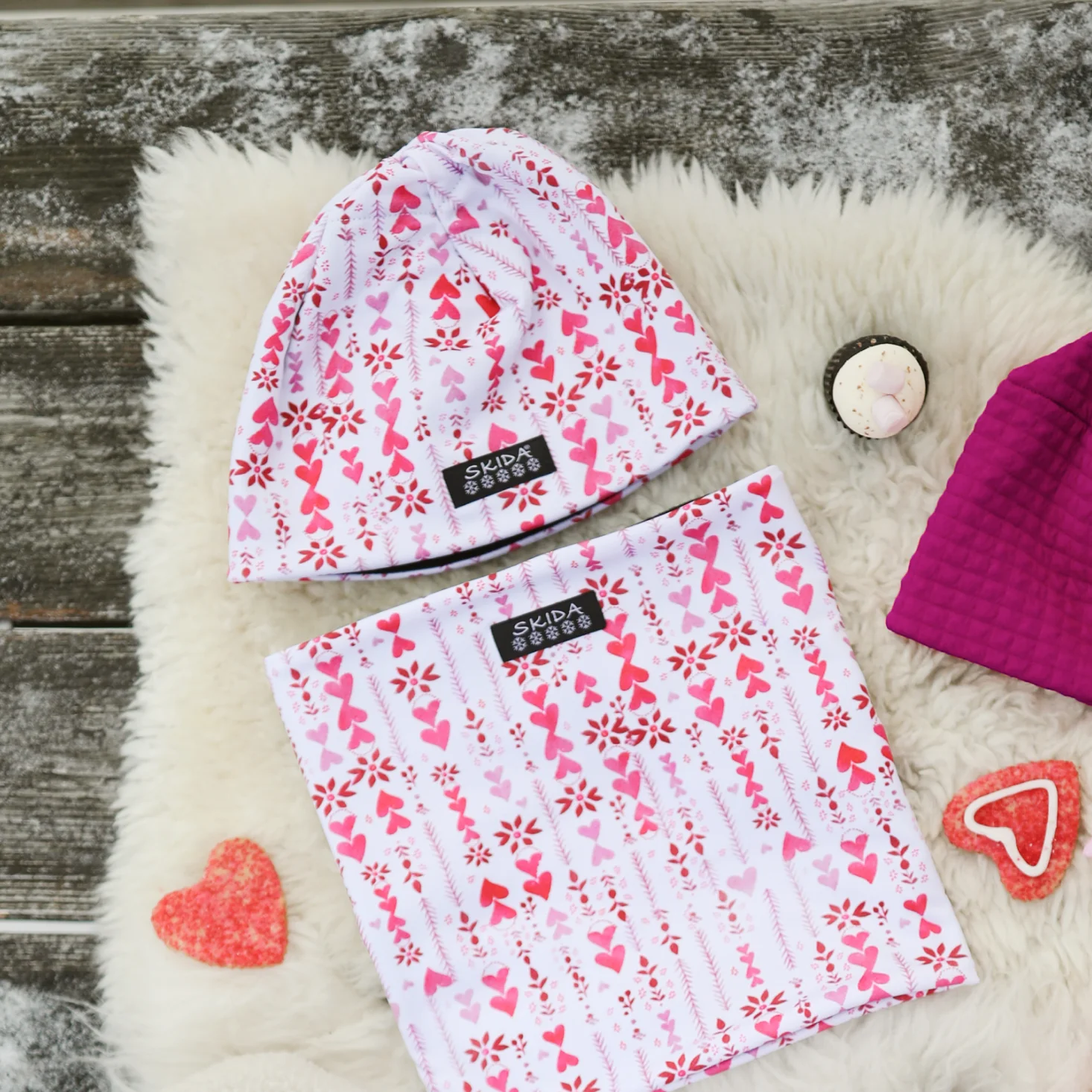 Heart Strings | Alpine Fleece-Lined Neckwarmer - Image 3
