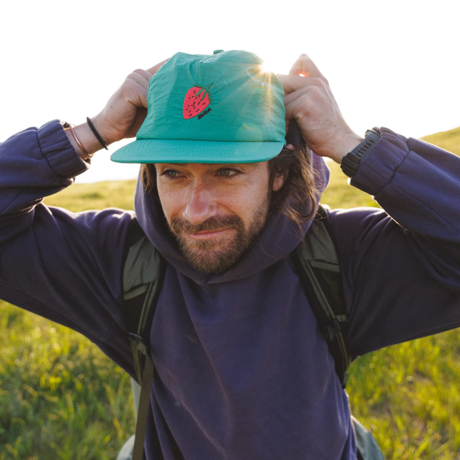 Strawberry Green | Motif Cap - Image 2
