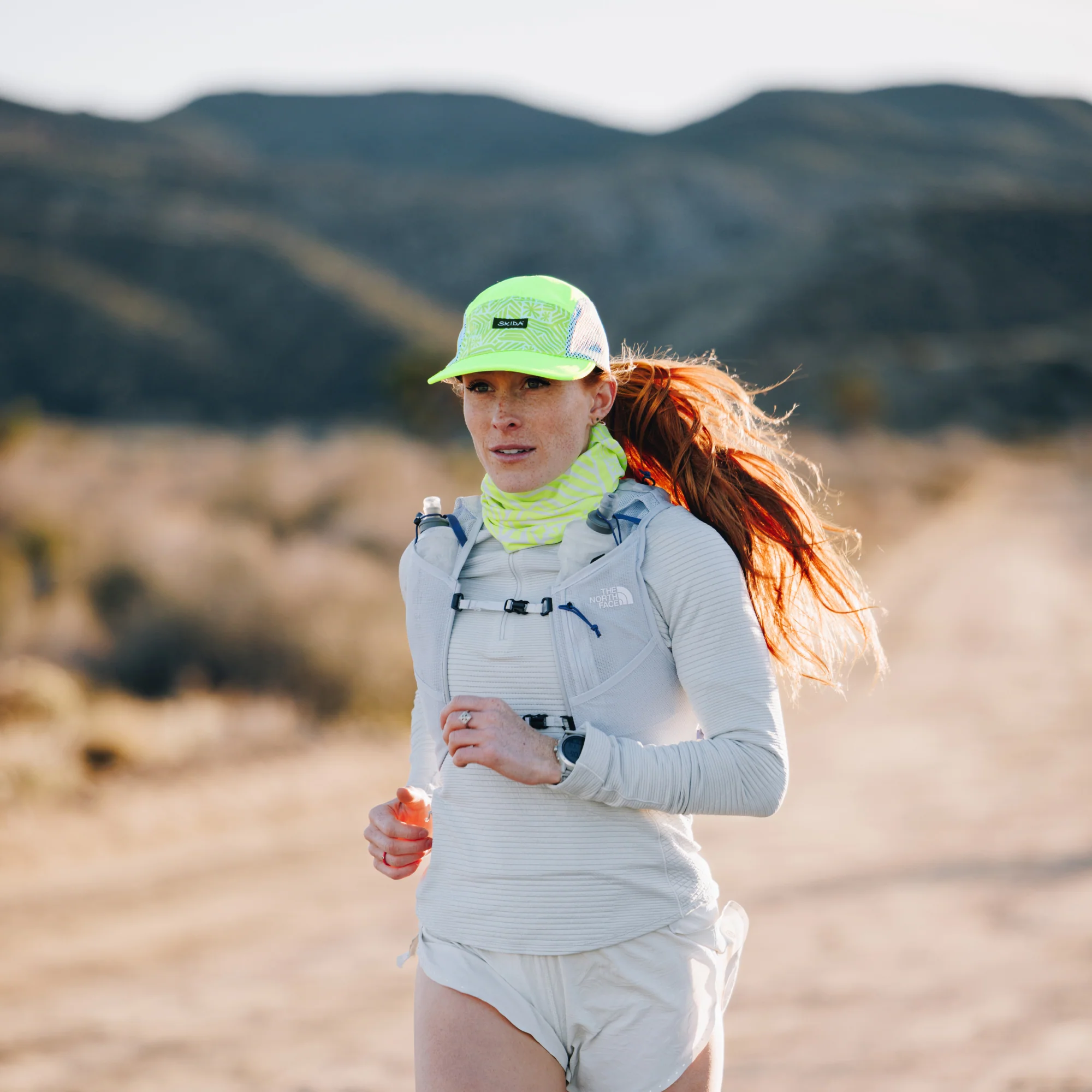 Neon Waves | Packable Run Cap - Image 5
