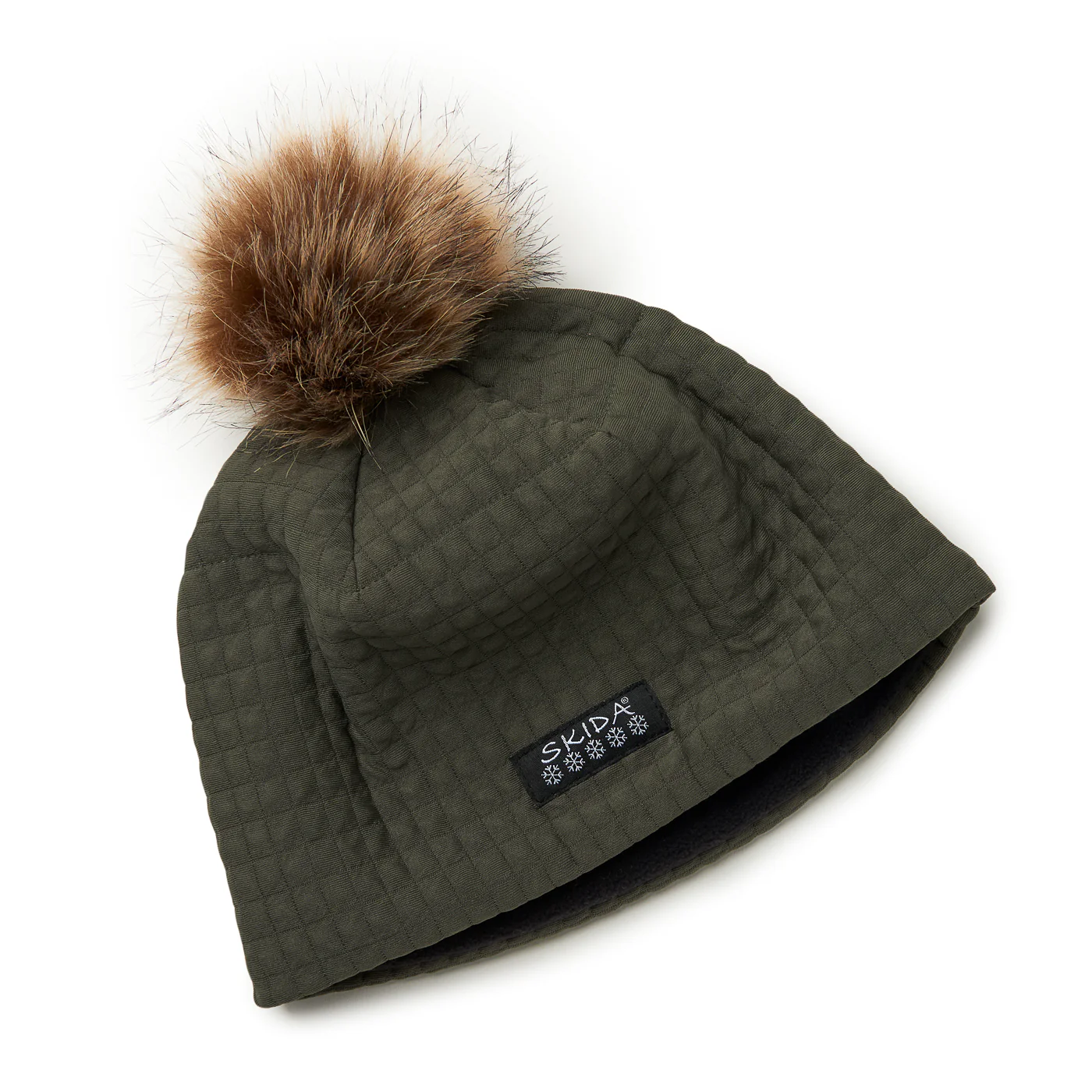 Thyme | Chateau Fleece-Lined Pom Hat - Image 4